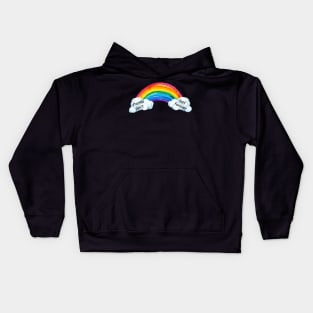 Rainbow Colors Storms Dont Last Forever Kids Hoodie